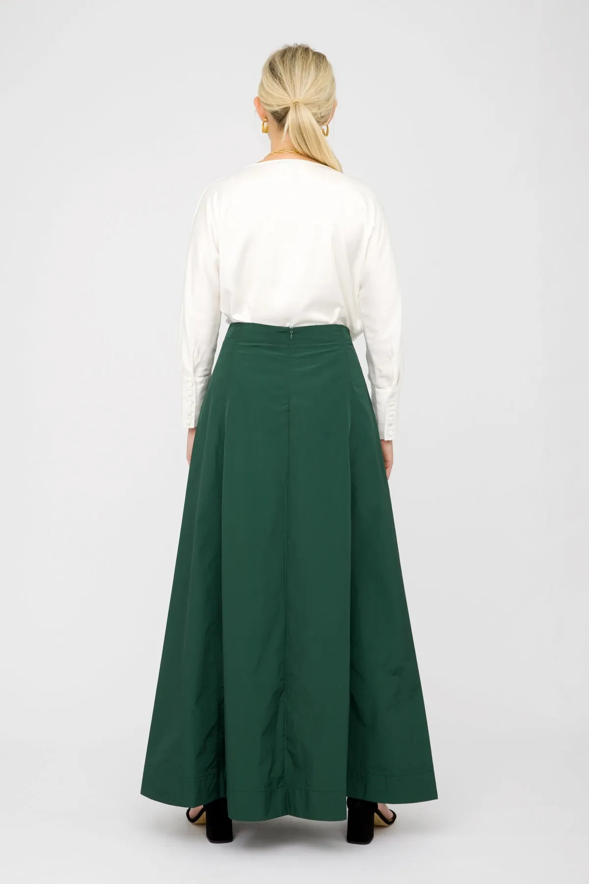 48" High Waist Panel Skirt