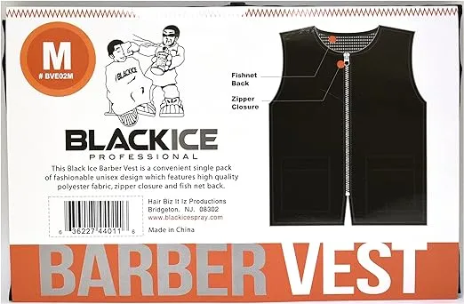 BLACK ICE BARBER VEST
