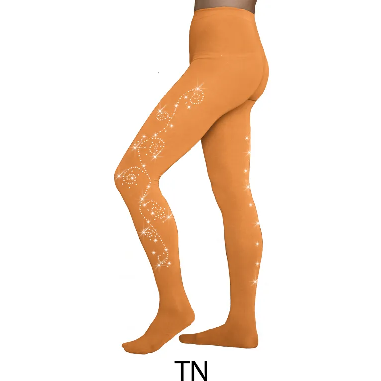 ChloeNoel Footed Tights TAN - TF8830