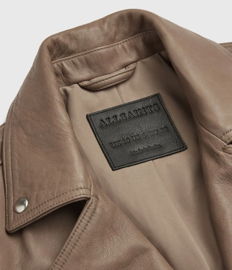 DALBY LEATHER BIKER JACKET