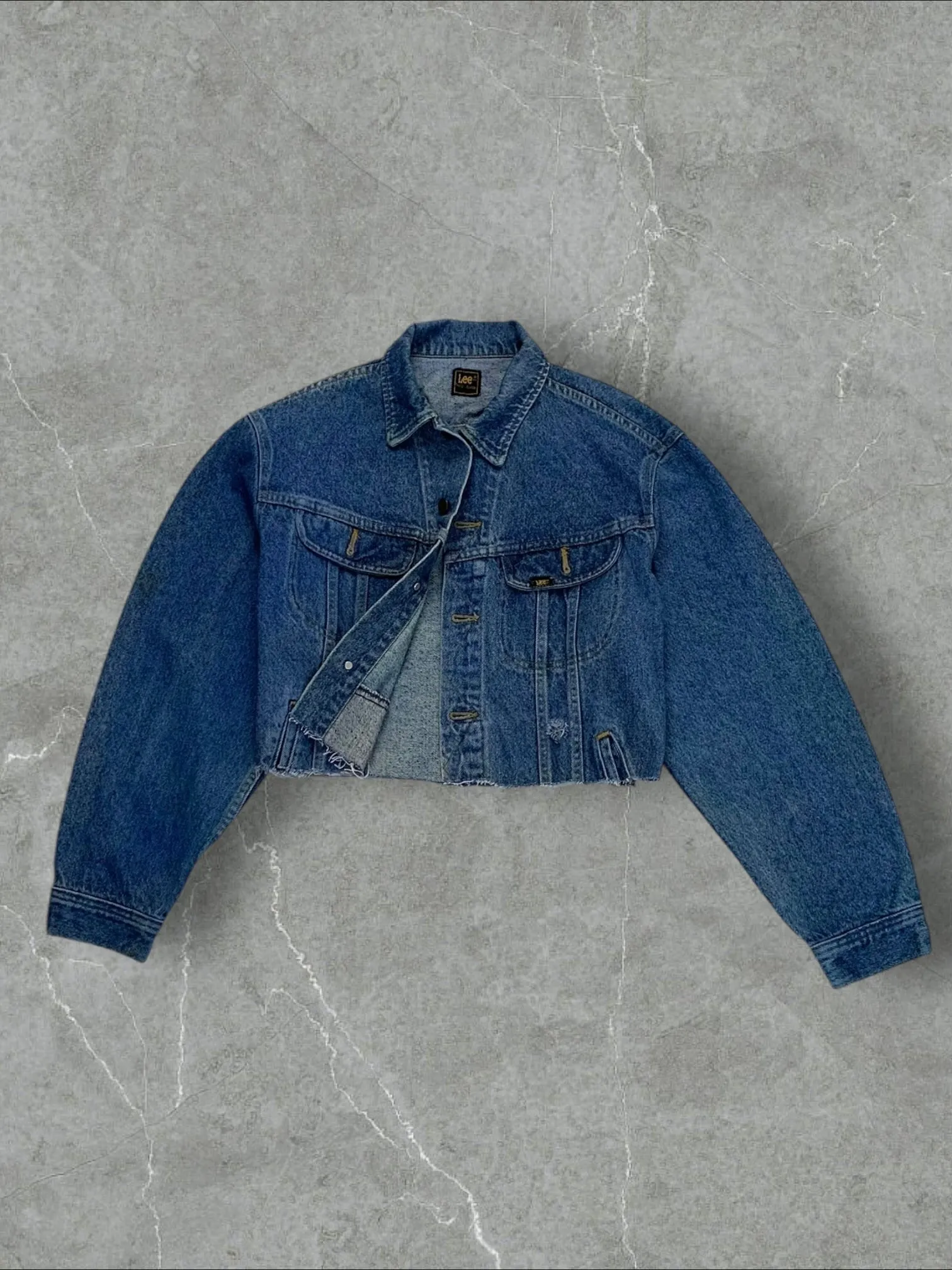 LEE BAGGY CROPPED DENIM JACKET