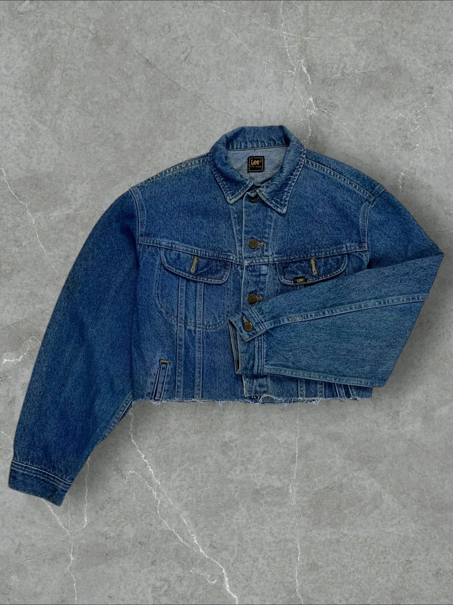 LEE BAGGY CROPPED DENIM JACKET