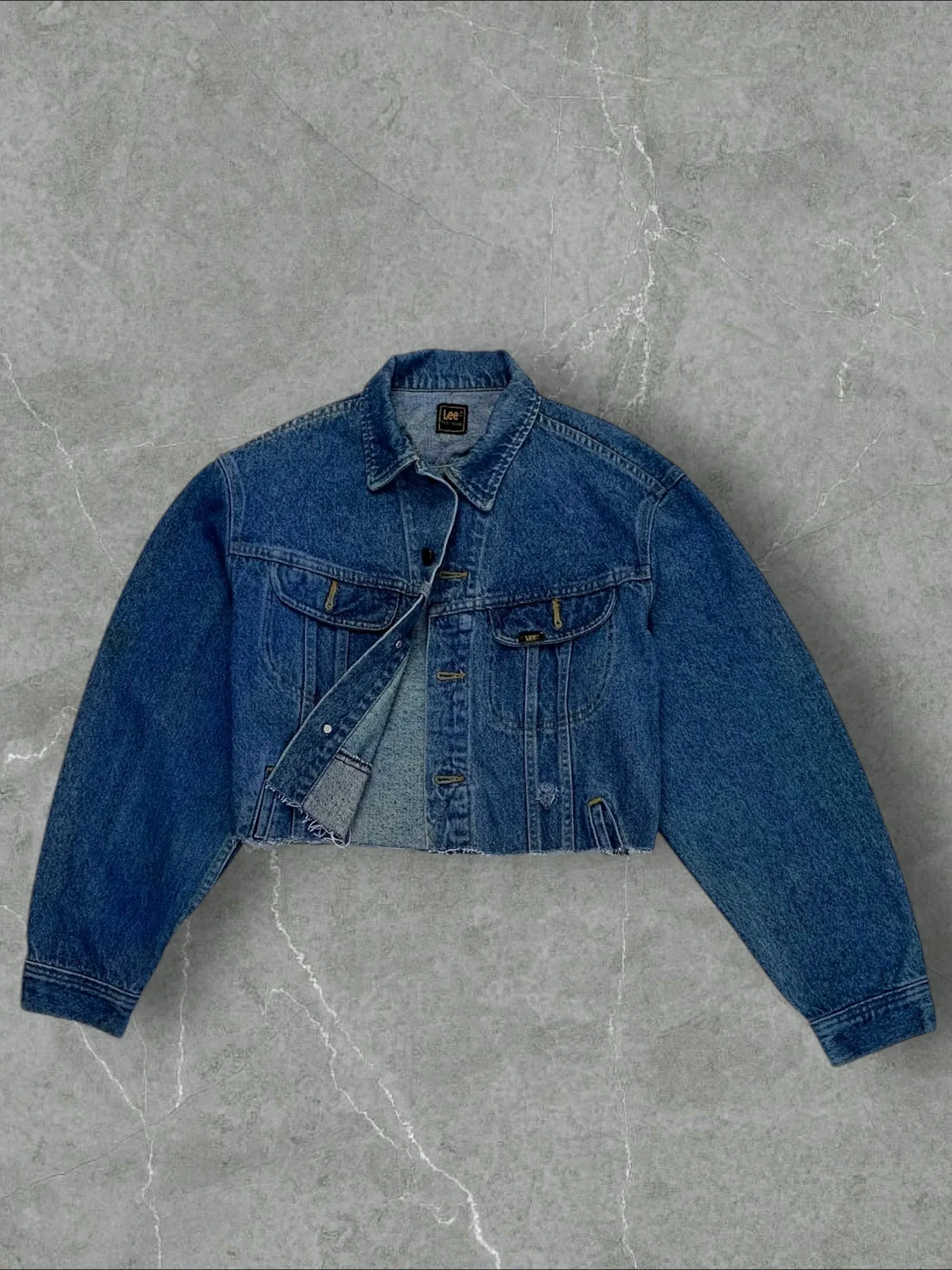 LEE BAGGY CROPPED DENIM JACKET