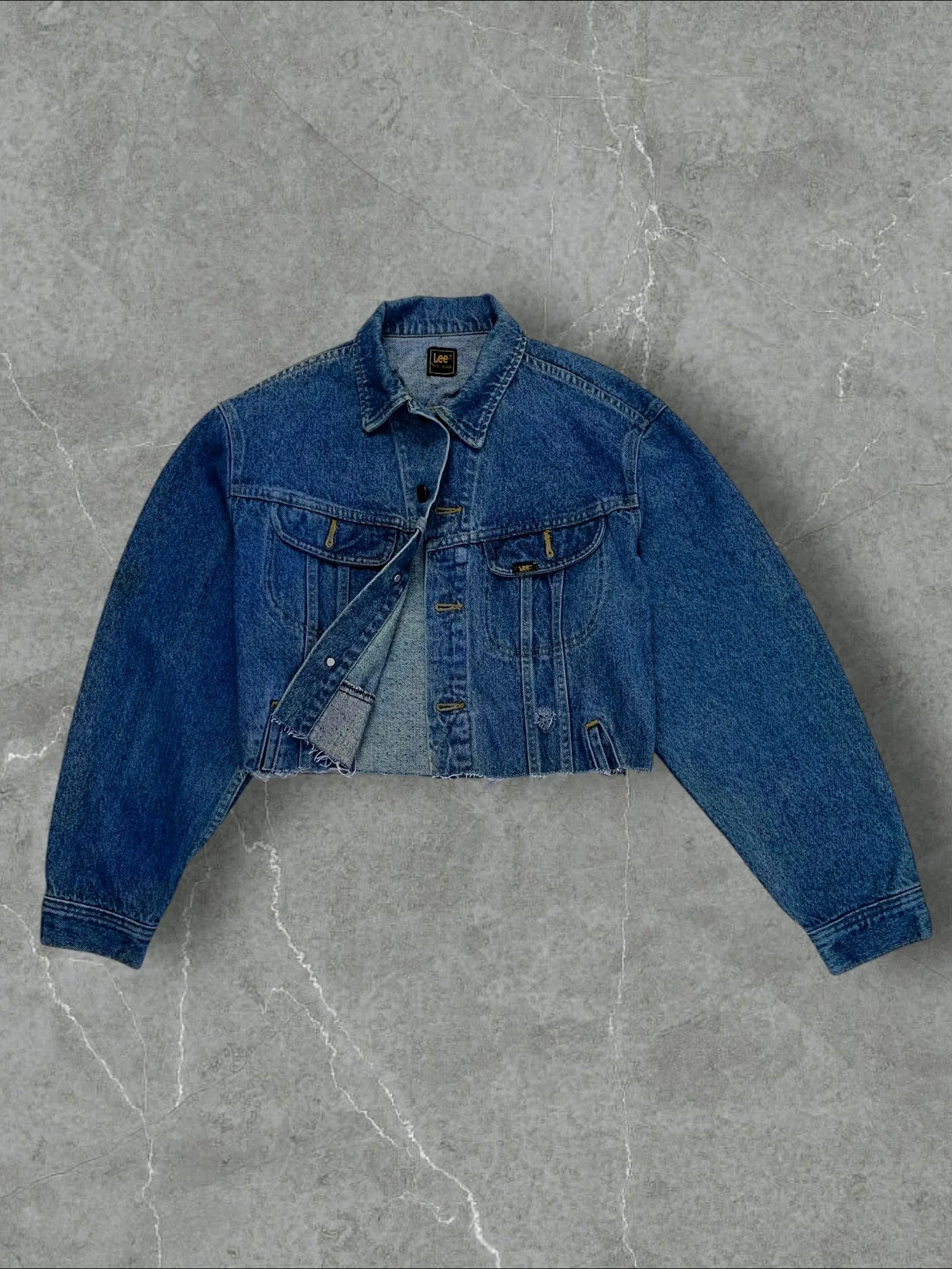 LEE BAGGY CROPPED DENIM JACKET