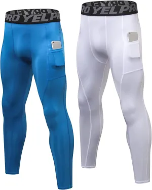 Men's Compression Pants Cool Dry Athletic Leggings Workout Running Tights Active Sports Baselayer Tights Men Yoga Pant
