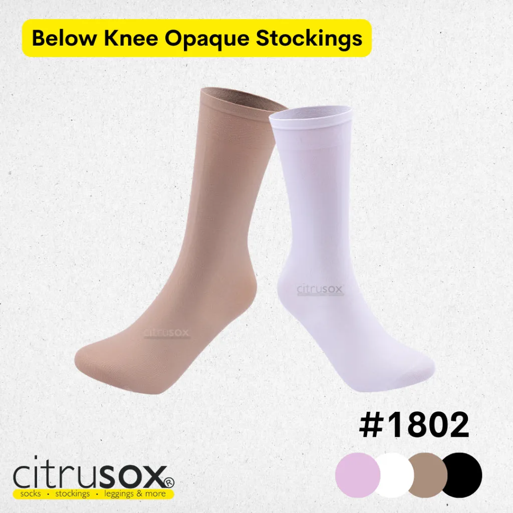 Opaque 100 denier Below Knee Stockings