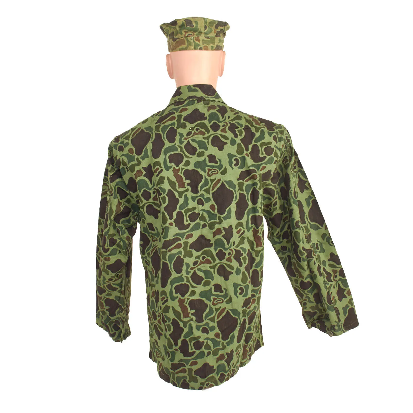 Original U.S. Vietnam War Republic of Korea Army American Advisor Cammouflage Uniform Set - Named Captain