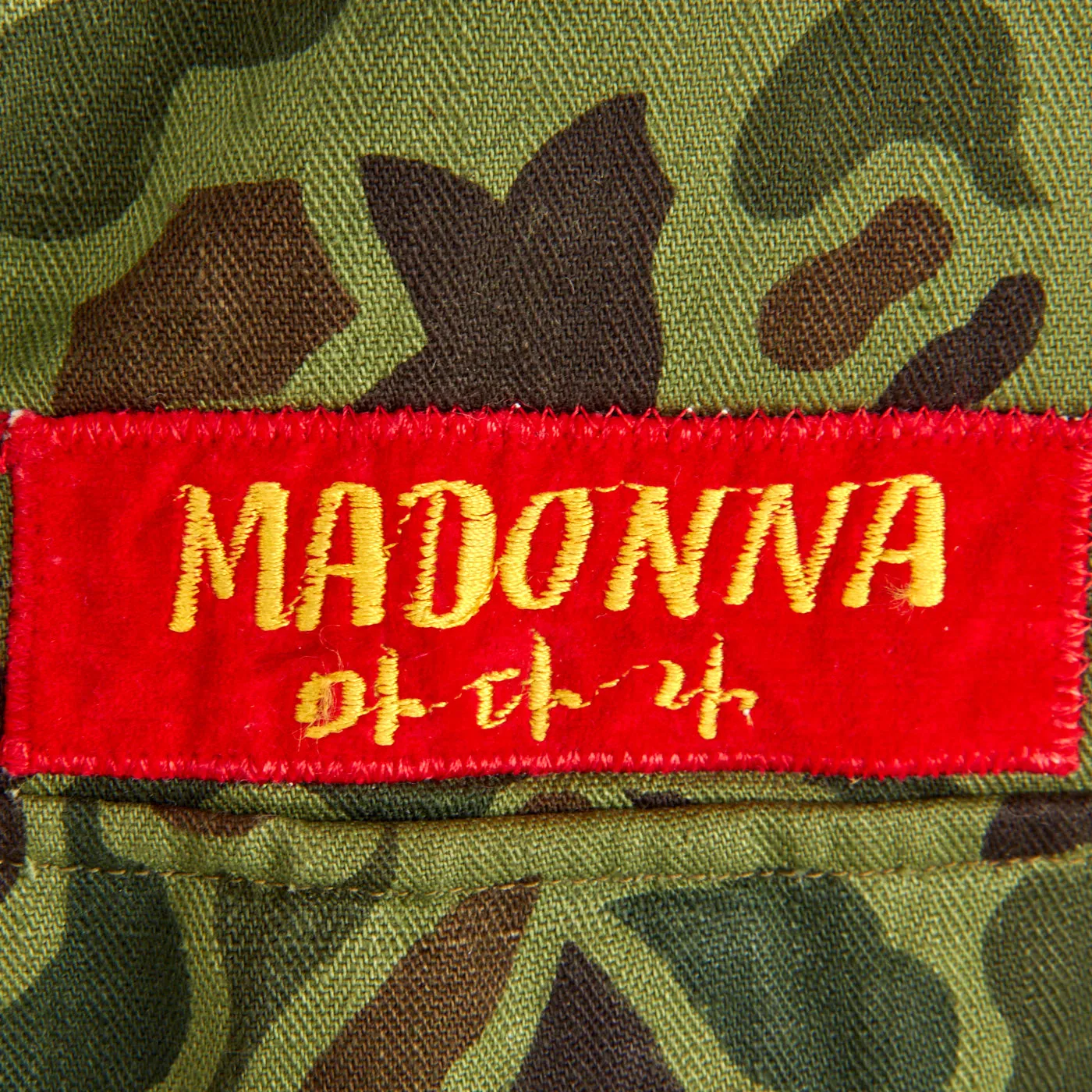 Original U.S. Vietnam War Republic of Korea Army American Advisor Cammouflage Uniform Set - Named Captain