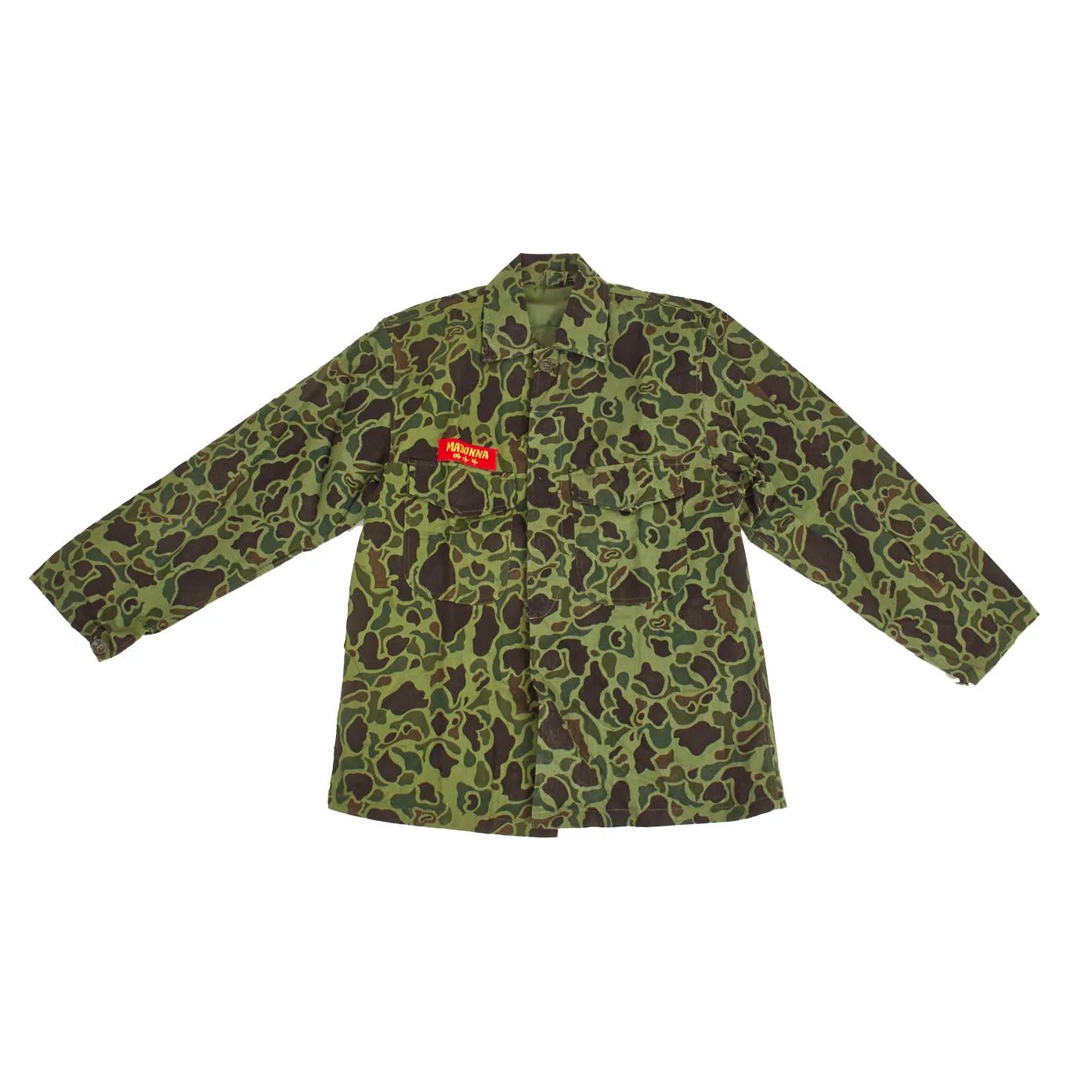 Original U.S. Vietnam War Republic of Korea Army American Advisor Cammouflage Uniform Set - Named Captain