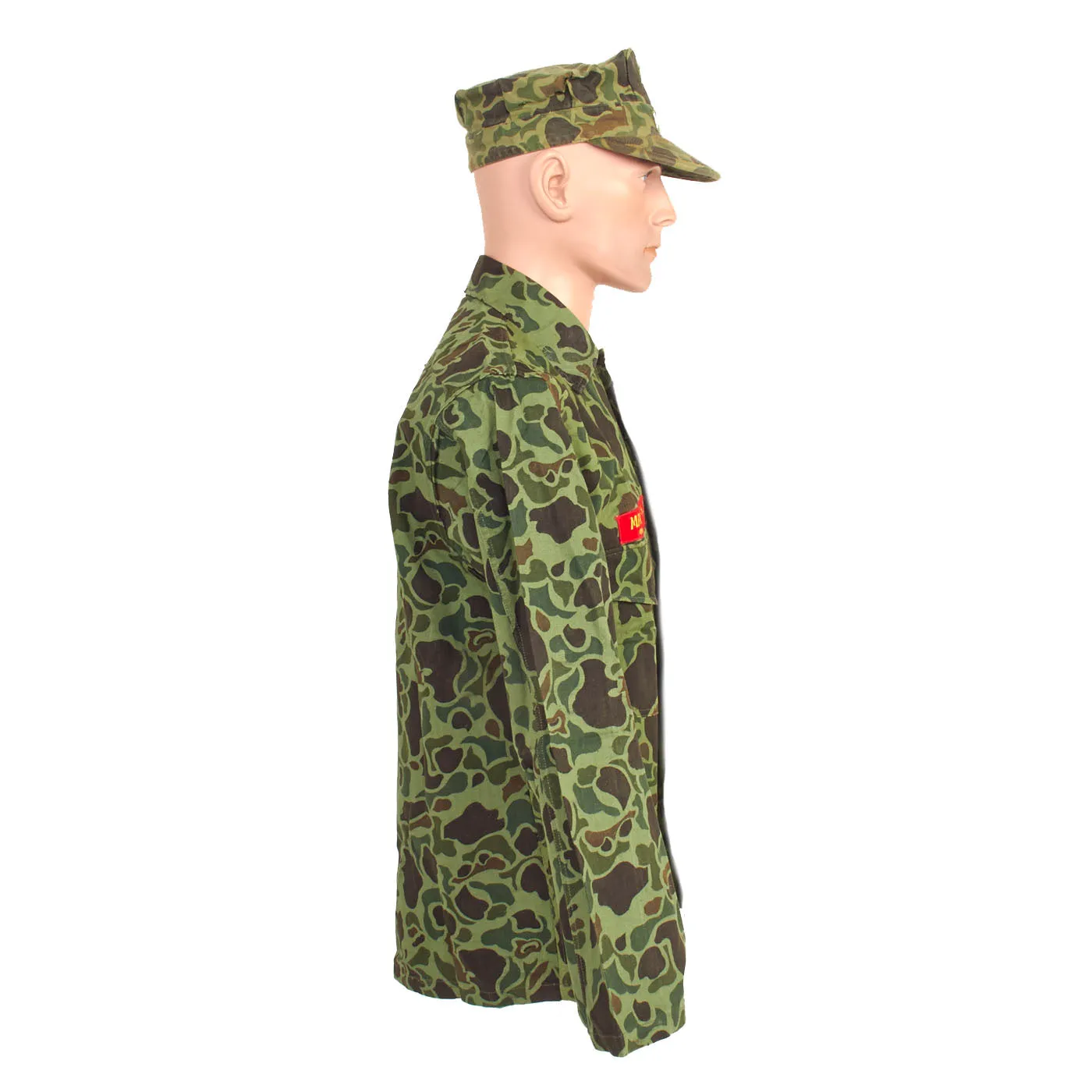 Original U.S. Vietnam War Republic of Korea Army American Advisor Cammouflage Uniform Set - Named Captain