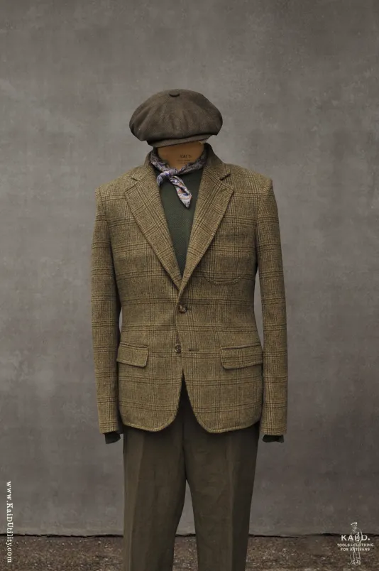 Tonal Wool Plaid Serra Blazer - S/M