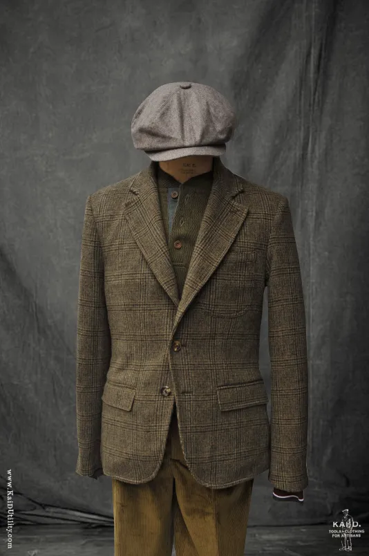 Tonal Wool Plaid Serra Blazer - S/M