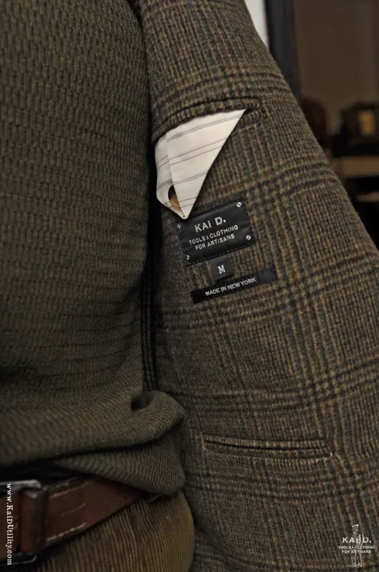 Tonal Wool Plaid Serra Blazer - S/M